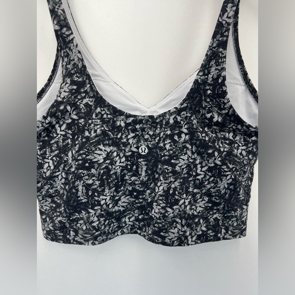 Lululemon Align Tank Top Womens Black Floral Blossom, size 10 - Picture 4 of 10